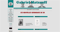 Desktop Screenshot of matzneff.com